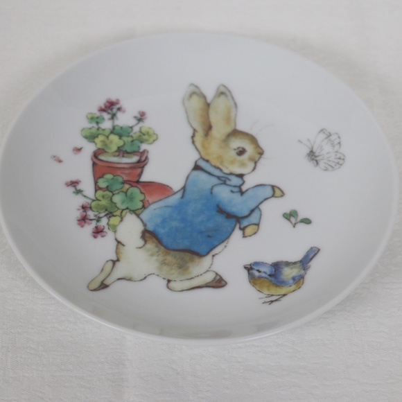 BEATRIX POTTER PETER RABBIT EASTER 4 ASSORTED APPETIZER PLATES - S/4 - NEW #D - Picture 4 of 8